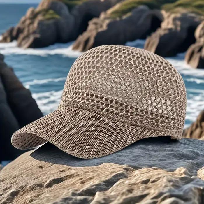 Casquette de baseball respirante en maille pour femme – Simple