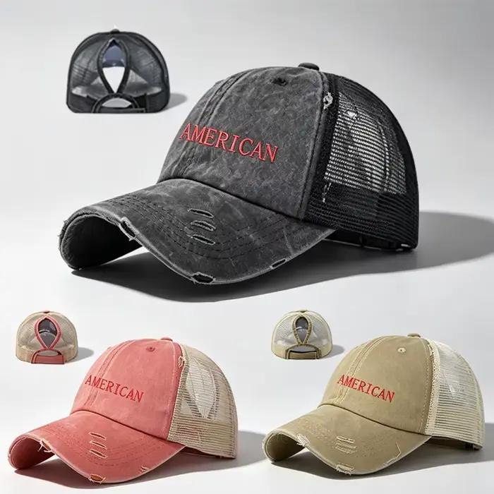 Casquette de baseball rétro pour femme