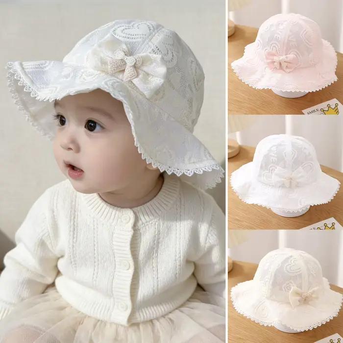 Chapeau Panama d'été pour bébé fille