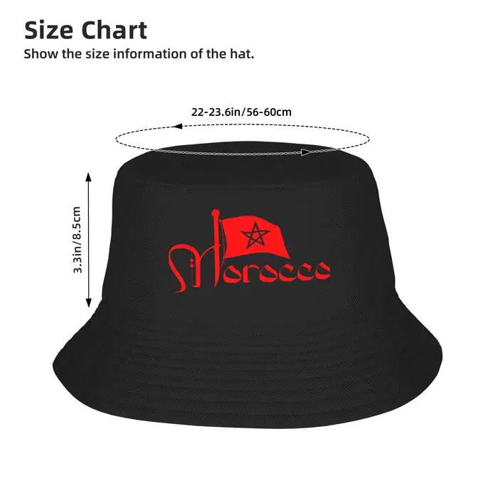 Chapeau Bob Marocain avec Drapeau du Maroc