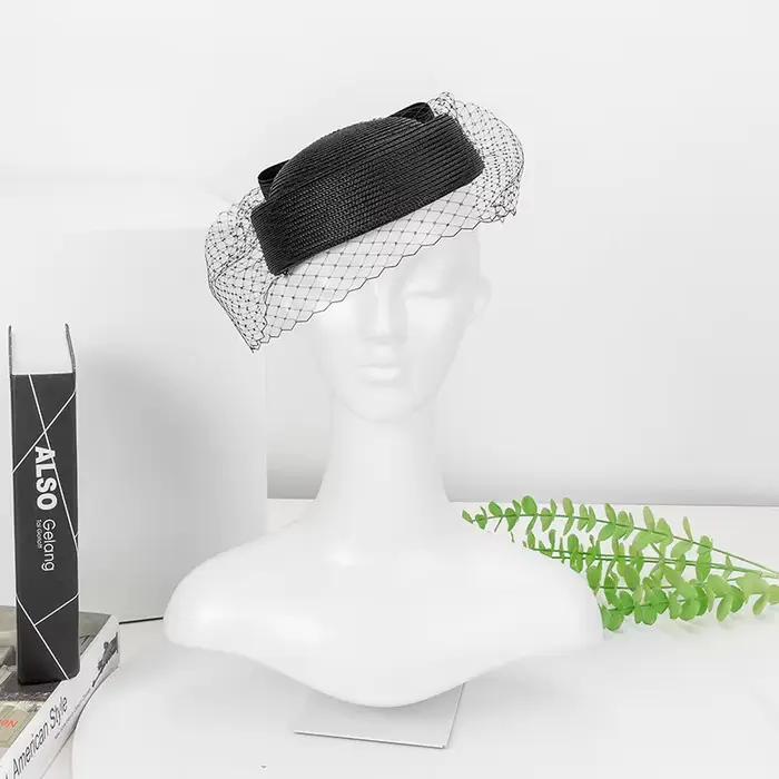 Béret rétro dentelle de printemps-été élégant pour femmes protection solaire style sportif occasionnelle française britannique chapeau de fête