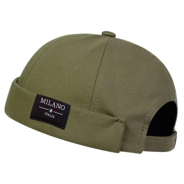 Casquettes pour hommes MILANO ITALIA avec étiquette cousue
