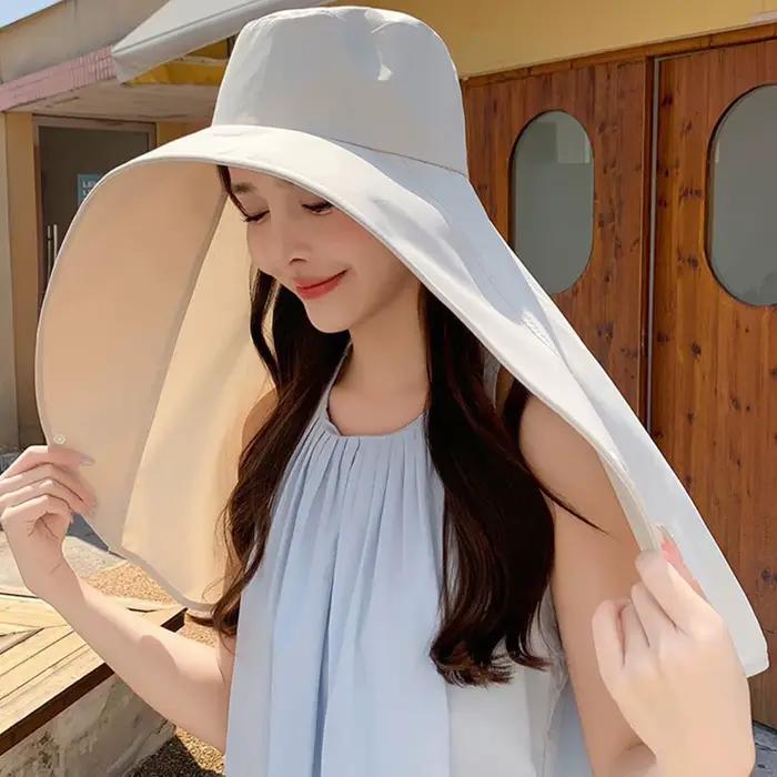 Chapeau de Protection solaire avec couvre-cou