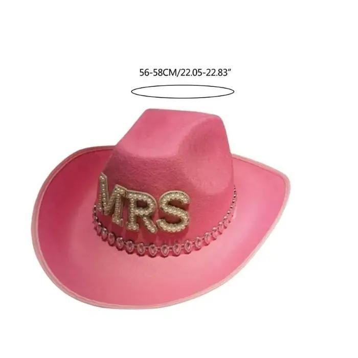 Chapeau Cowgirl pour fête mariage