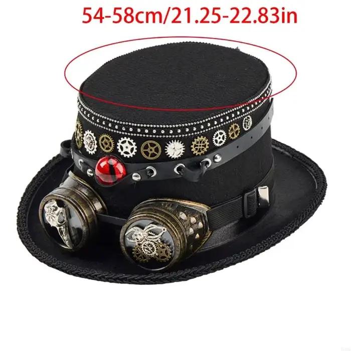 Chapeau foncé, casquette équipement avec œil du diable