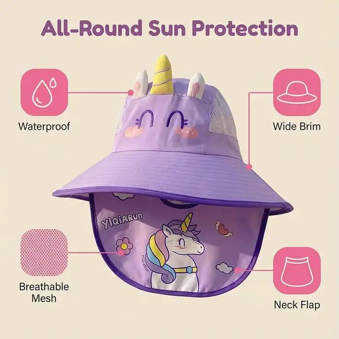 Chapeau de protection solaire pour enfants
