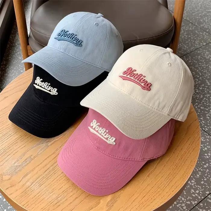 Chapeau de Baseball avec lettres brodées pour femmes et hommes