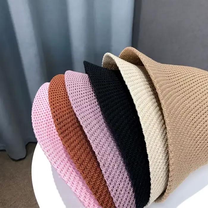 Chapeau seau d'été ajouré pour femmes