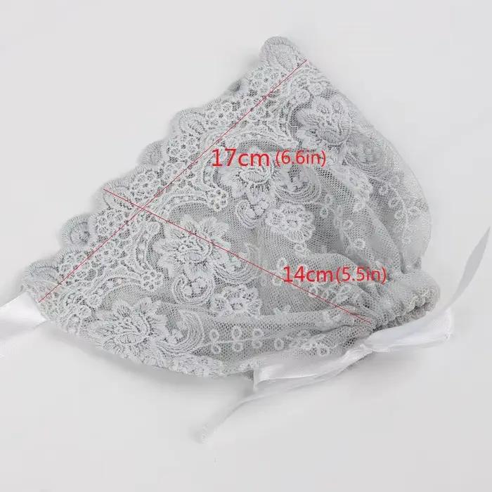 Bonnet en dentelle fleuri pour bébé fille et garçon accessoire de sécurité bébé 0-6 mois occasions spéciales et promenades estivales