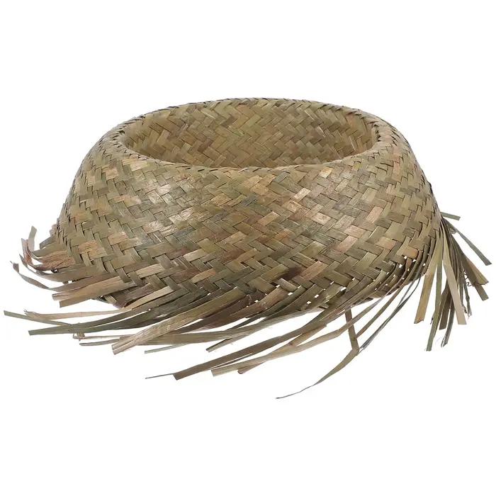 Chapeau de paille tissé