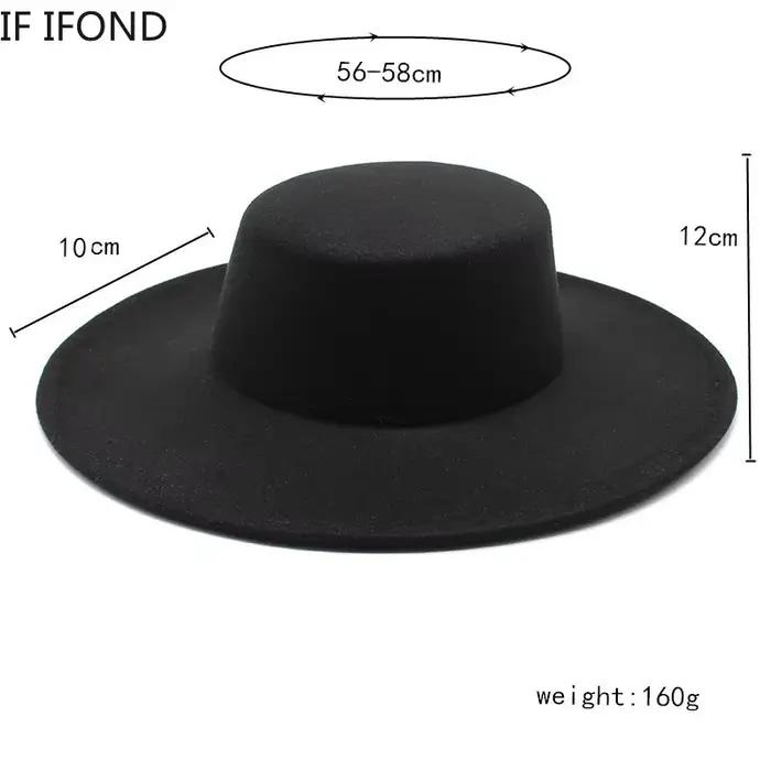 Chapeau français en feutre pour femme