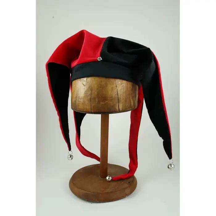 Nouveauté le moyen âge bouffon Cosplay chapeau médiéval Clown Cape cloches adulte Joker Halloween carnaval fête