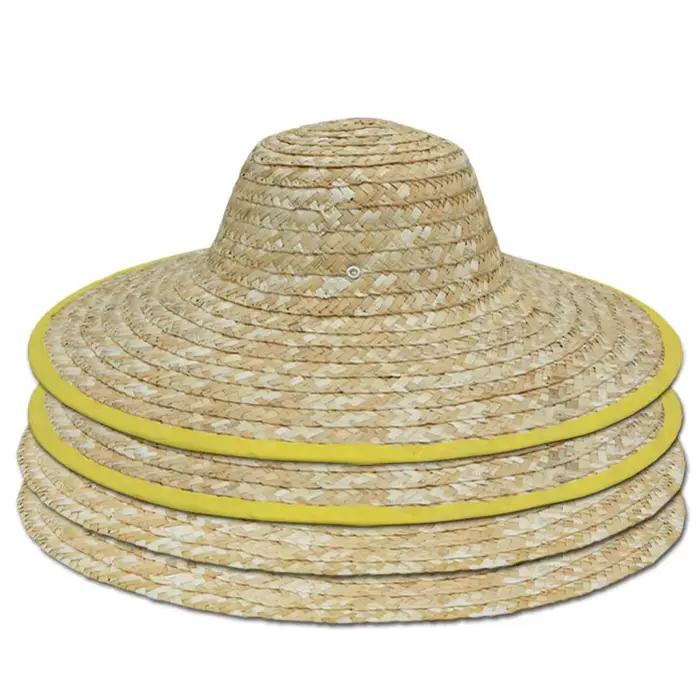 Grand chapeau de paille pour fermiers