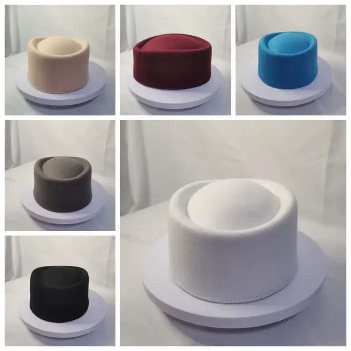 Chapeau de pilulier d'aspect Vintage pour hôtesse de l'air