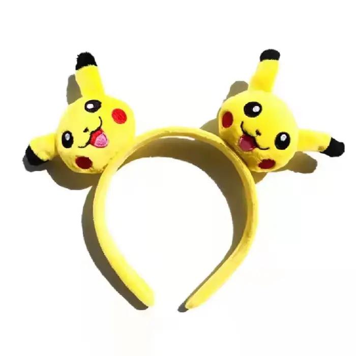 Pokemon Pikachu oreilles mignonnes bandeaux chapeaux Cosplay accessoires de Performance Anime Figure épingles à cheveux fournitures de fête d'anniversaire jouets pour enfants