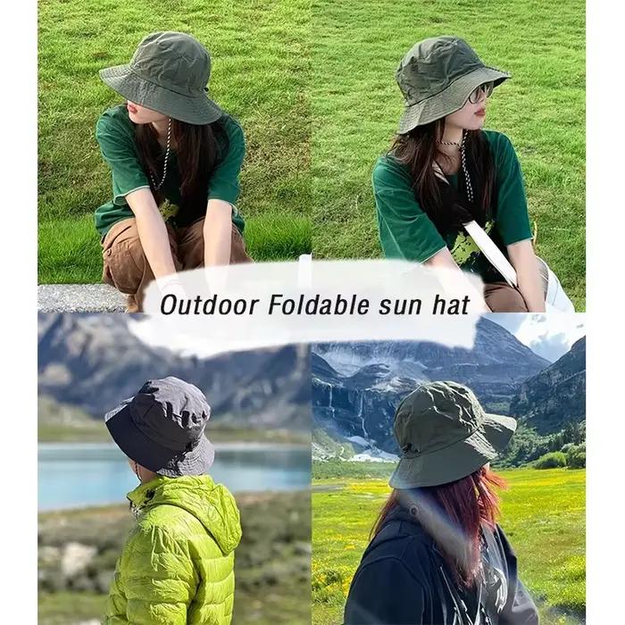 Chapeau seau Panama pliable