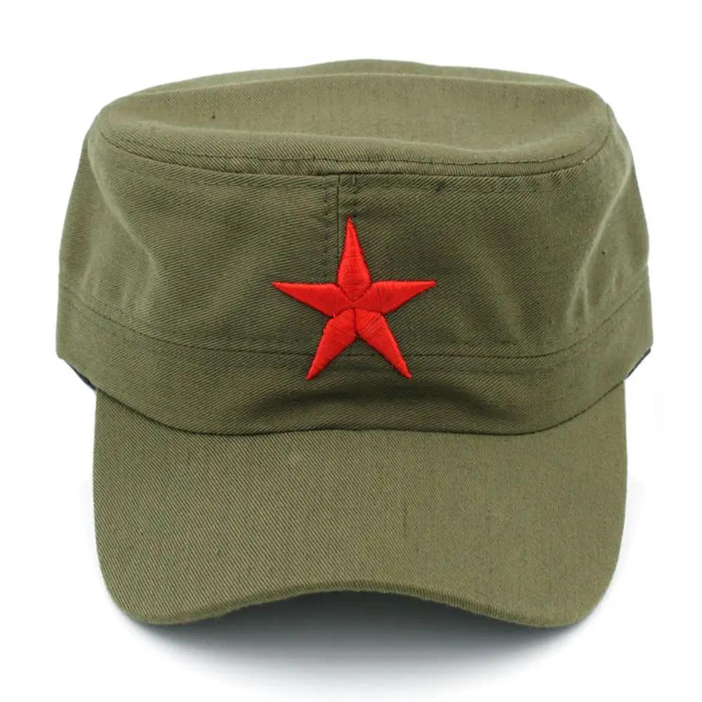 Casquette de patrouille militaire pour hommes et femmes, chapeau décontracté, étoile rouge, pentagra