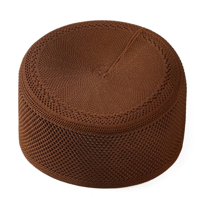 Chapeau Kufi Premium pour Hommes Musulmans, Turban Keffiyeh, Chapeau de Prière Traditionnel Turc, Hi