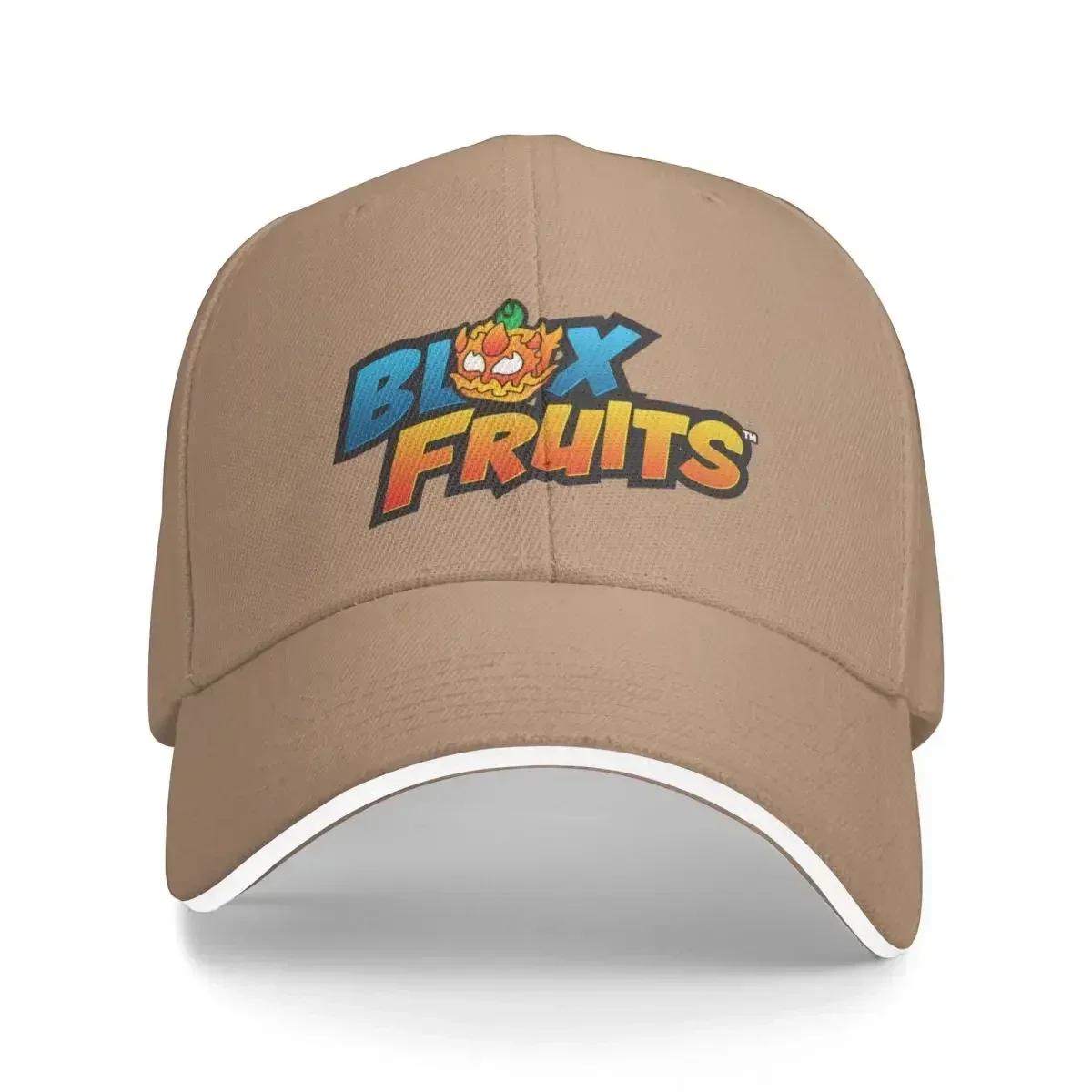 Casquette de baseball avec logo blox fruits, nouveauté, pour hommes et femmes