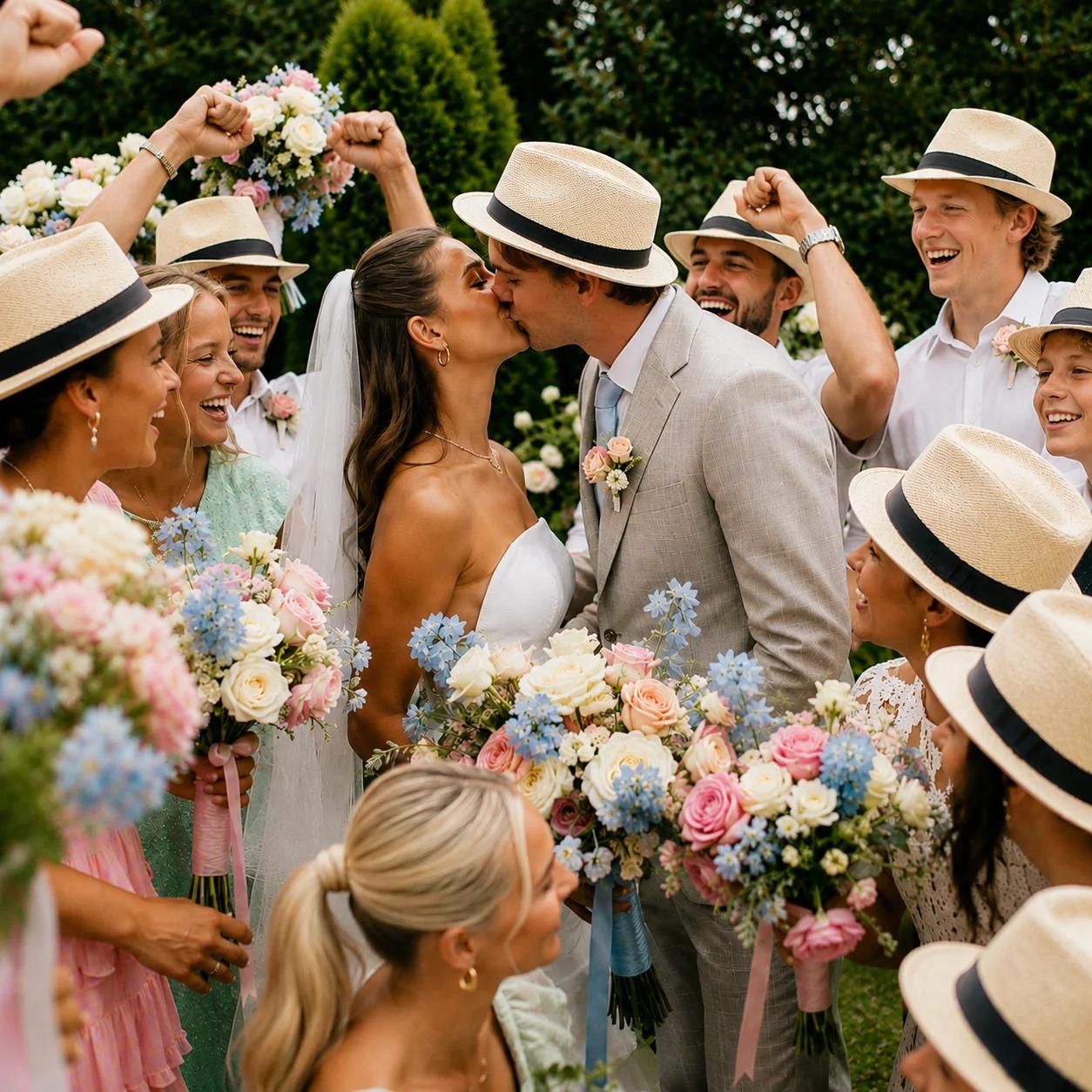24-100 Chapeaux de paille pour hommes, modèles Fedora, Panama et Trilby à bord court 58/60 cm, pour invités, mariages, plage, fêtes Années 20, anniversaires et événements festifs