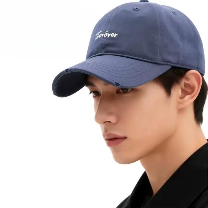 Casquettes de baseball en coton perforé délavé grande taille pour homme, casquette snapback sport tendance pour femme, casquette trucker pour grandes têtes 55-60cm 60-65cm