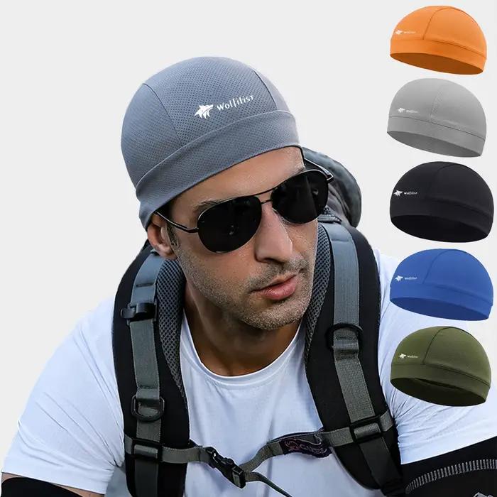 Casquette de cyclisme d'été Anti-transpiration, évacuation de la sueur, séchage rapide, haute élasticité, Sports de plein air, randonnée, casque de vélo, chapeau intérieur