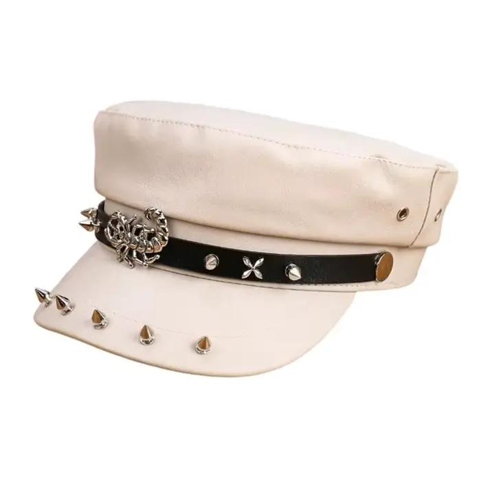 Chapeau en PU respirant confortable 39BB, avec doublure douce réglable, garantissant port confortabl