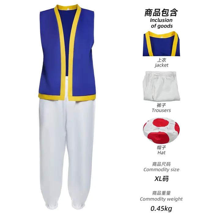 Chapeau de cosplay Kinopio Toad pour Halloween, costume pour enfants garçons, jeu de rôle Game Bros