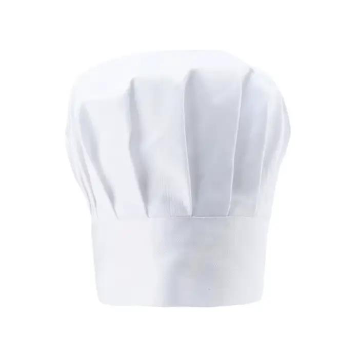 Casquette de cuisine haute 22/29cm, chapeau de Chef blanc, serveur, serveuse, chapeau de travail de