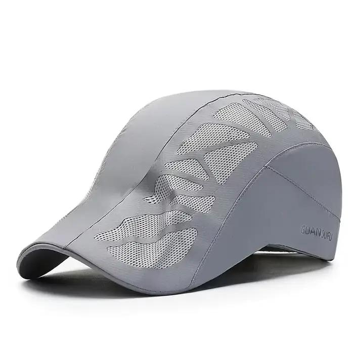 Chapeaux de soleil d'été pour hommes, casquettes à visière en maille respirante à séchage rapide, ch