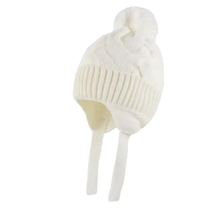 Bonnet pour enfants pour garçons et filles, chapeaux Pom-pom Kint, doublure confortable, casquette d