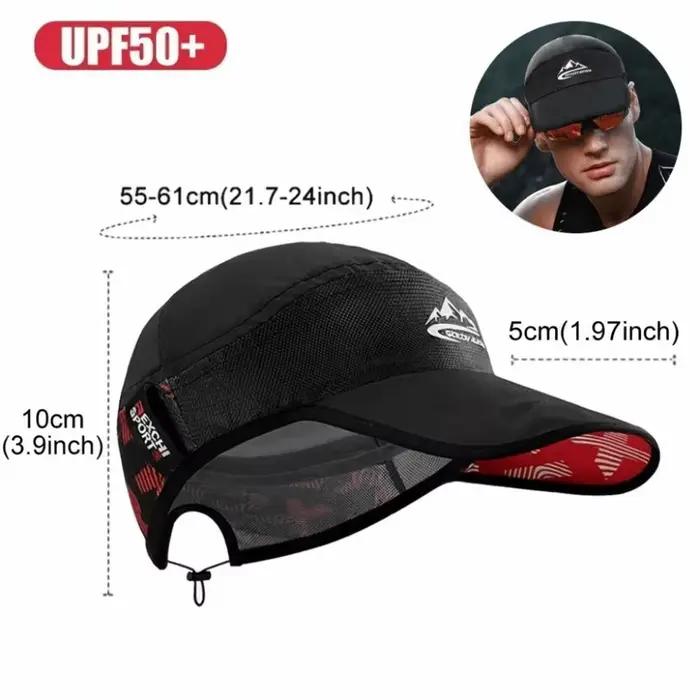 Chapeau de course décontracté à séchage rapide, casquette d'alpinisme Anti-UV respirante, casquette