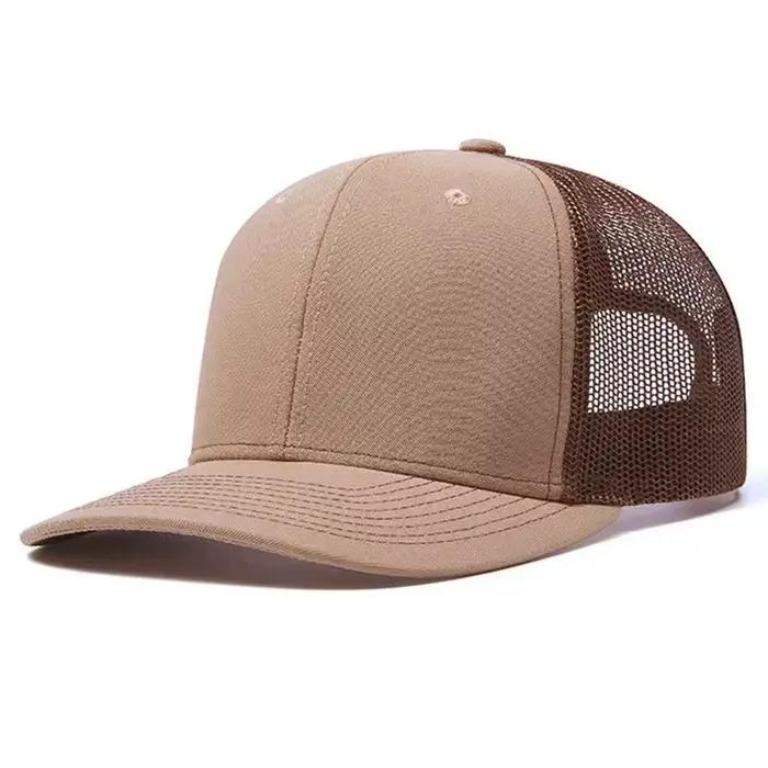 Richardson 112 Casquette de camionneur en maille unisexe, chapeau de soleil respirant avec bord légè