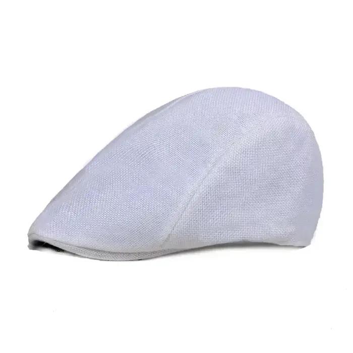 Chapeau classique pour hommes, casquette Vintage rétro en Tweed, bérets à visière plate, chapeaux de