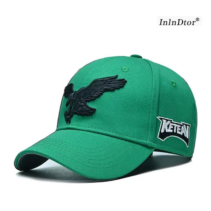 InlnDtor-Chapeau de camionneur à dos Snapback pour adultes, chapeau de dessin animé d'aigle à tête b