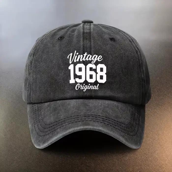 Casquette vintage originale de 1968, délavée, protection solaire, idéale pour les sorties quotidienn