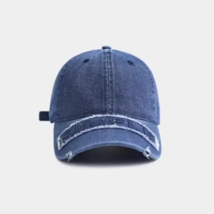Casquette de baseball unisexe délavée et usée, à visière courbée, brodée, style bec de canard, prote