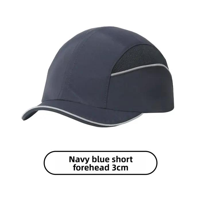 Chapeau Anti-collision de sécurité léger personnalisé, casquette de Baseball d'été en tissu respiran