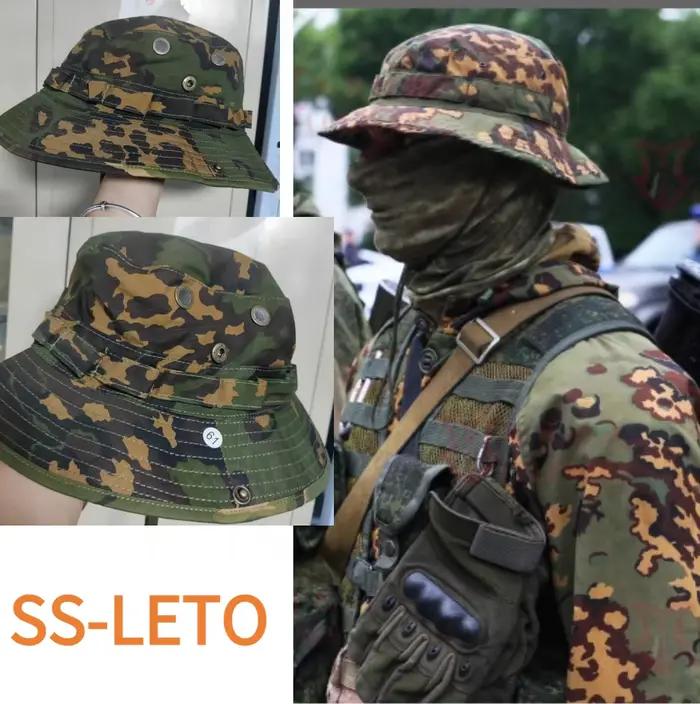 Chapeau de Camouflage russe SS-LETO, chapeau de pêcheur, été, Camping en plein air, Protection solai