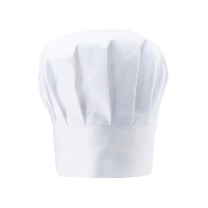 Chapeau de cuisinier blanc de 22/29 cm, chapeau de chef, chapeau de serveur, chapeau de travail de c