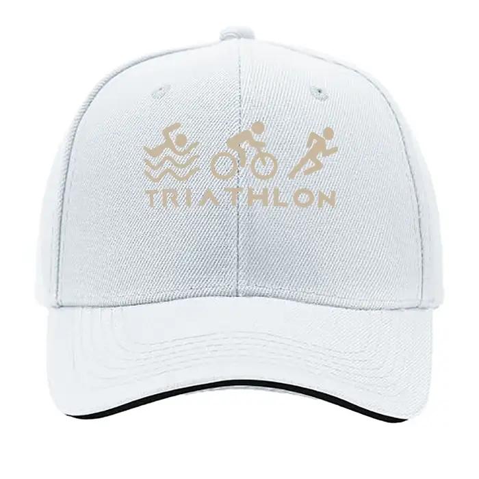 Triathlon - Sports, Endurance - Casquette de baseball sandwich au design sur le thème