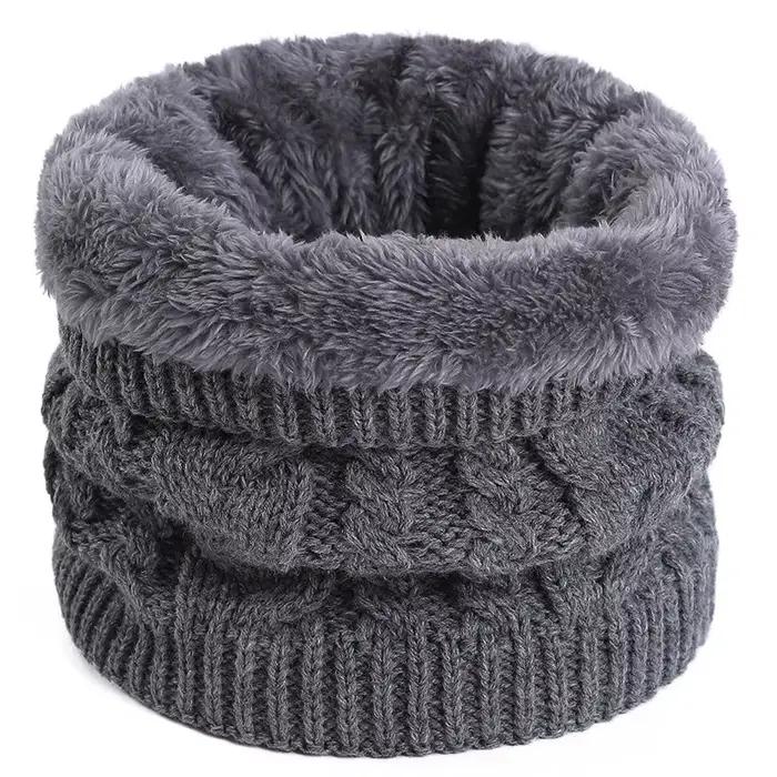 Guêtre de cou thermique d'hiver pour hommes et femmes, cagoule doublée en polaire coupe-vent pour la