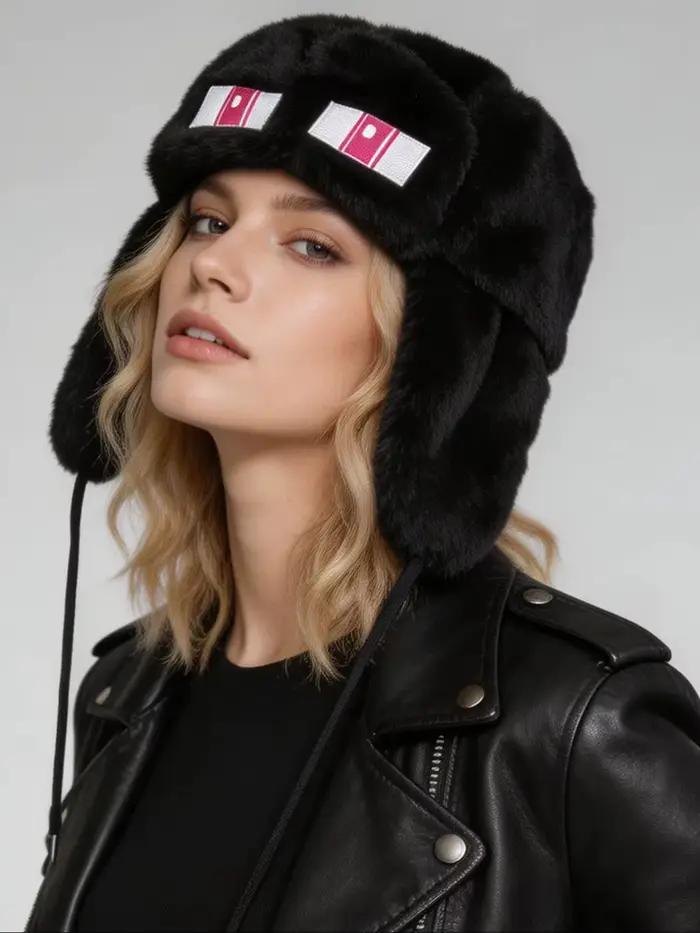 Chapeau Lei Feng tendance et polyvalent, au design original, mignon et chaud, idéal pour l'automne e
