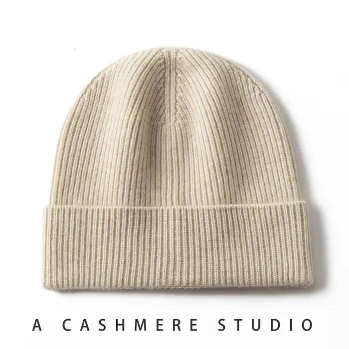 Hiver nouveau chapeau pour hommes tricoté corée Beanie épais chapeaux automne extérieur chaud Street
