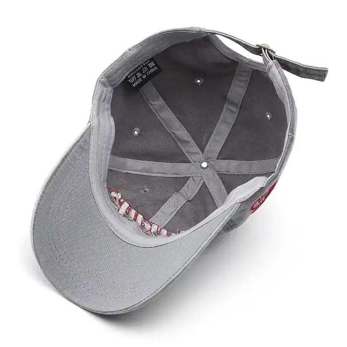 Casquette de Baseball pour hommes et femmes, chapeau à rabat avec lettres brodées, Vintage, en coton