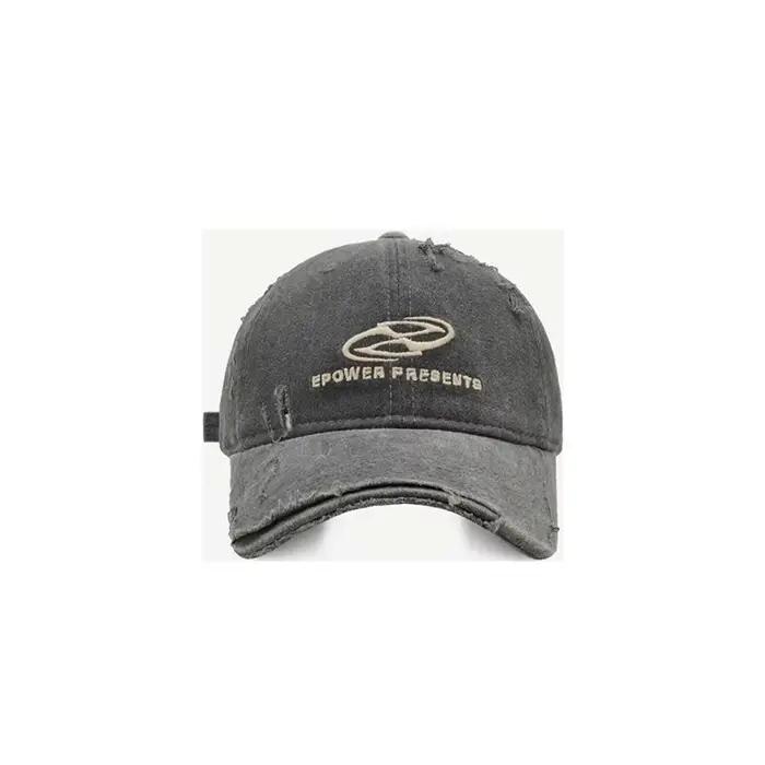 Casquette de baseball brodée de lettres rétro pour femmes, chapeau Snapback coréen, Hip Hop, chapeau