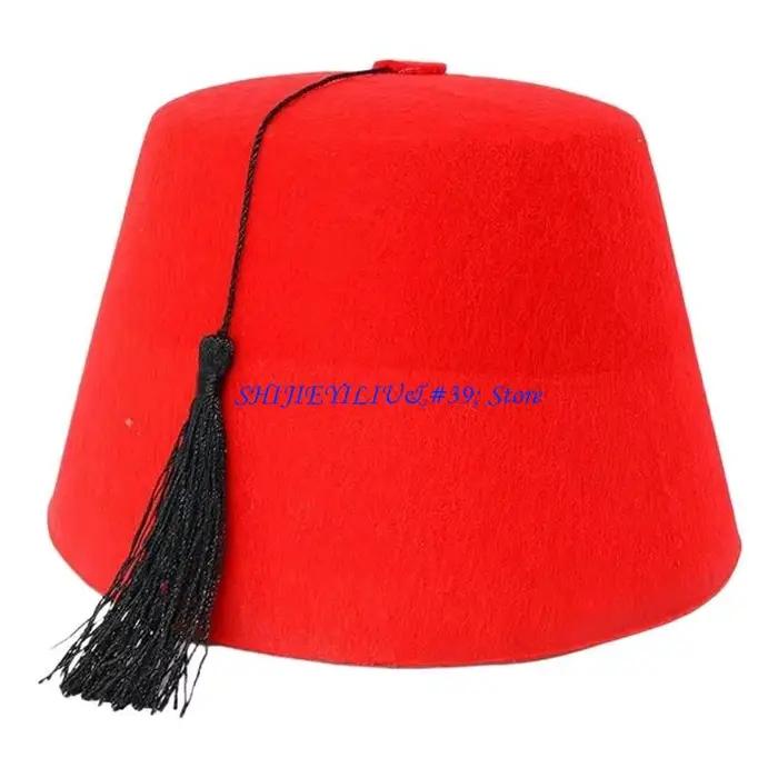 E21F – chapeau culturel respirant pour Festivals musique, chapeau fait à main, chapeau Cosplay Princ