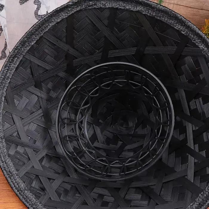 Offre spéciale chapeau samouraï paille chinois Cosplay japonais riz asiatique bambou conique chapeau