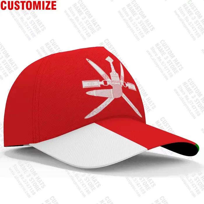 Casquette de Baseball omanaise avec nom, Logo de l'équipe, chapeau Omn, pays de voyage, pays du cont