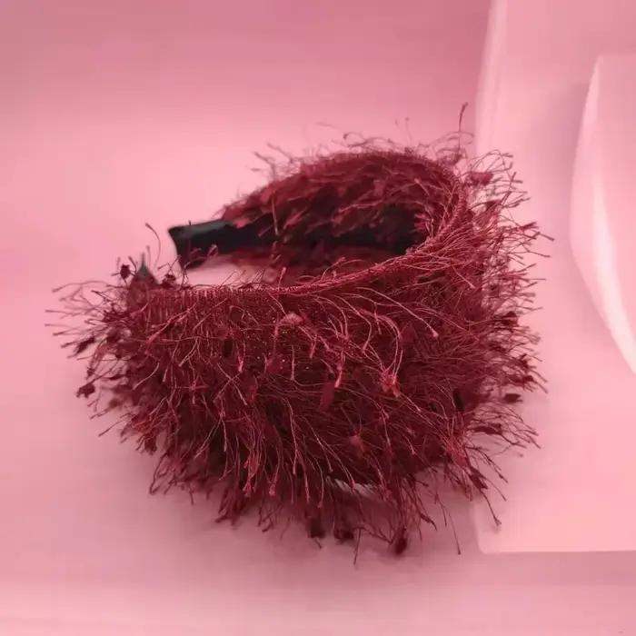 Nouveau petit chapeau rétro français avec glands et nœuds papillon bandeau rétro pour les femmes nœu